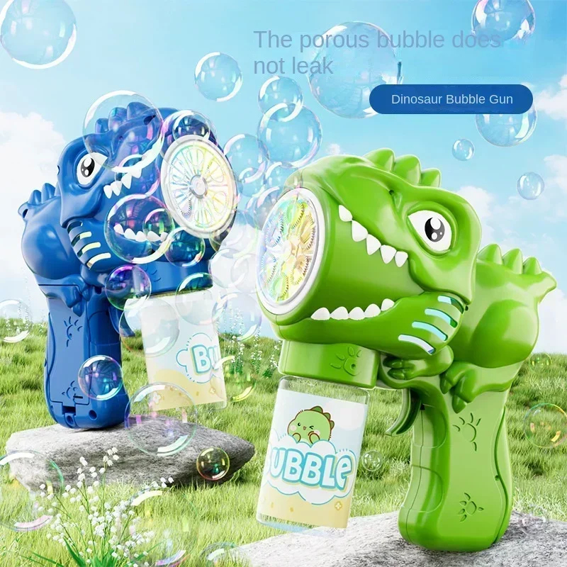 Bubble Gum Machine - 6-hole Dinosaur Bubble Machine Electric Bubble