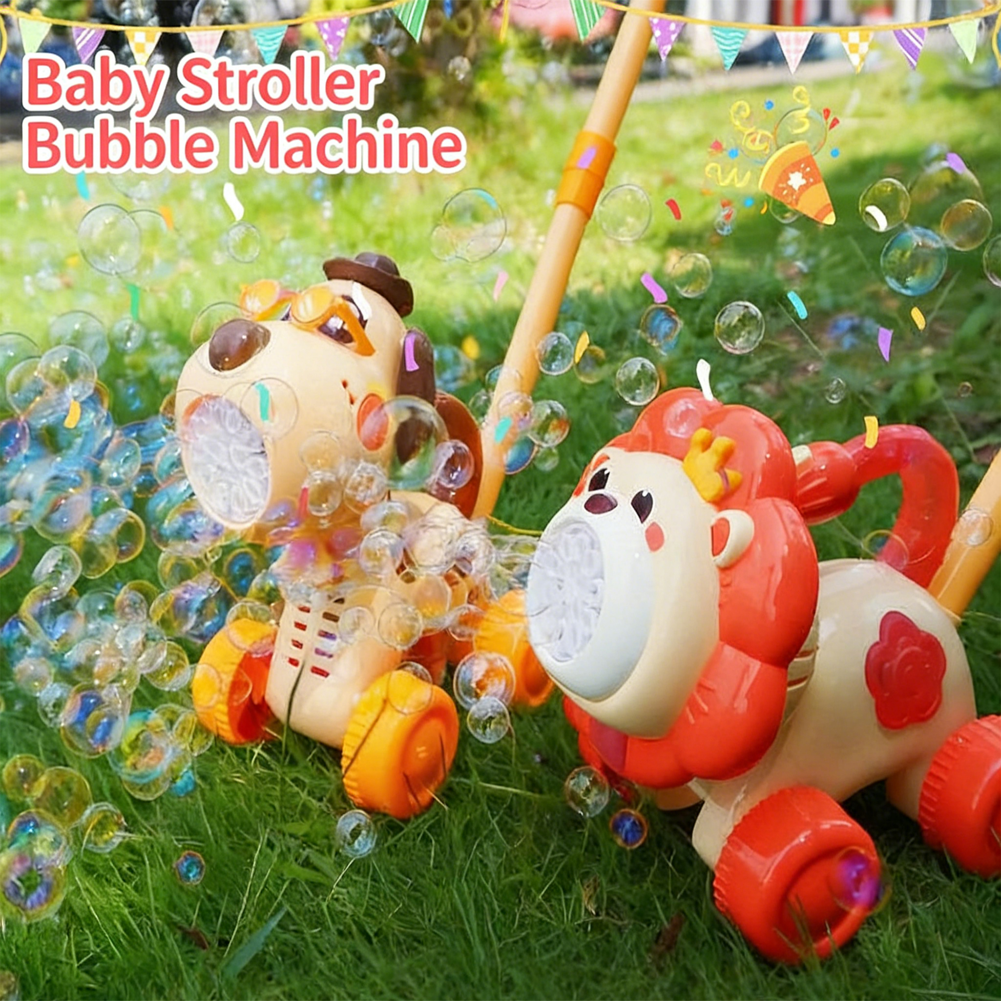 Bubble Gum Machine - 2in1 Electric Bubble Cart Handheld Automatic