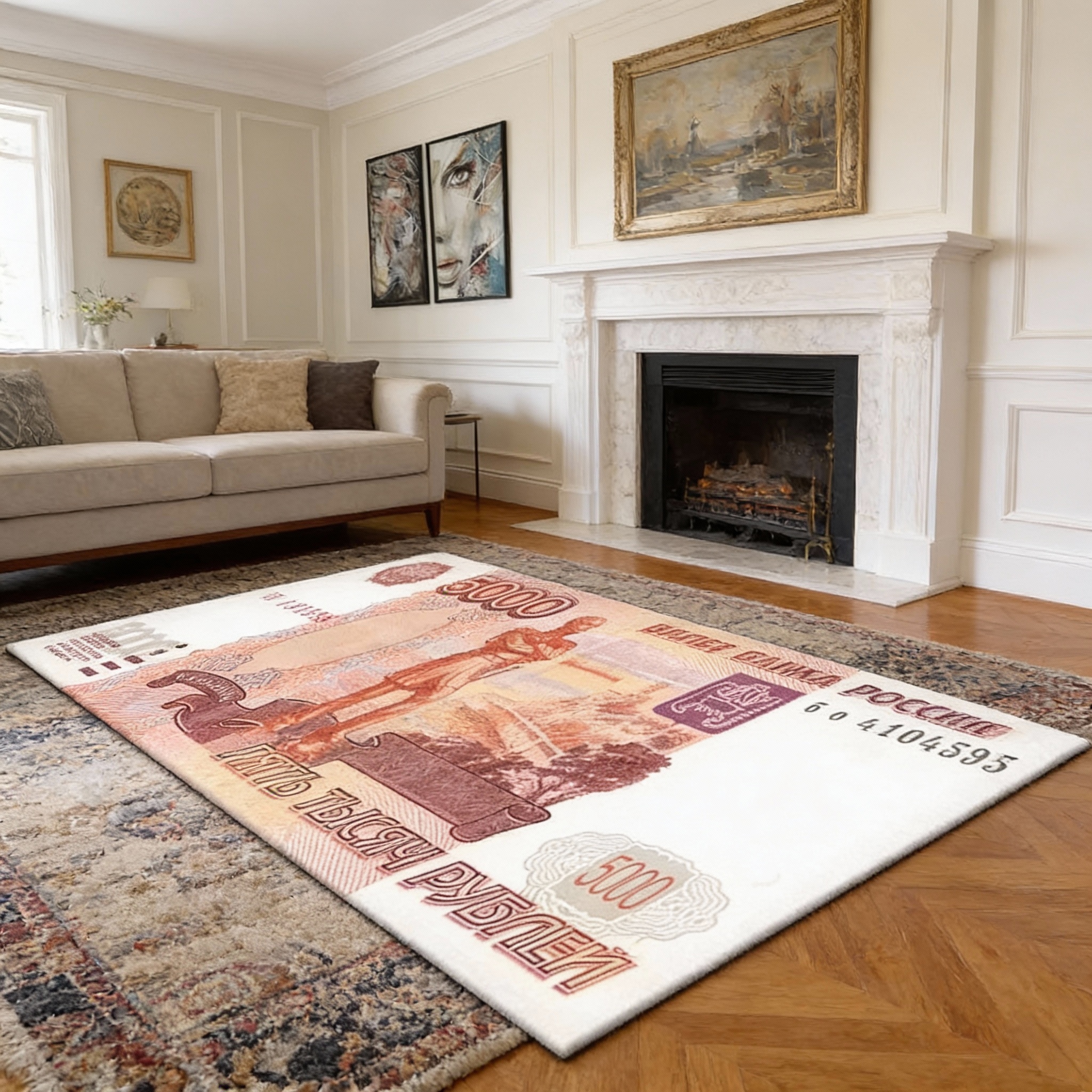 Photo Booth Machine - Non Slip Cash Icon Velvet Carpet