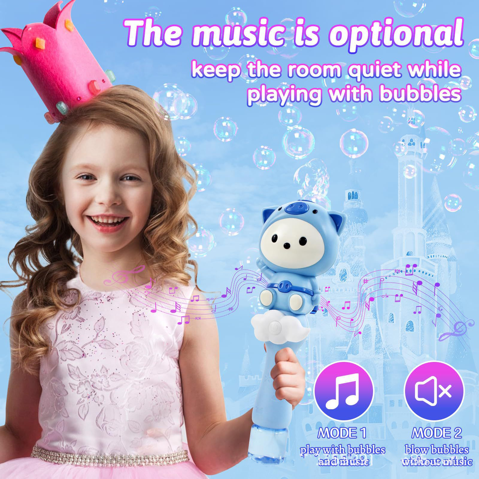 Bubble Gum Machine - Cartoon Cute Pig Electric Bubble Gun