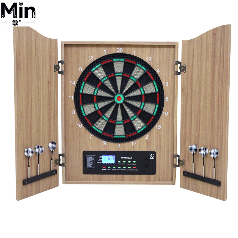 Electronic Dartboard Cabinet - Luxury Wooden Electronic Dart Board Cabinet