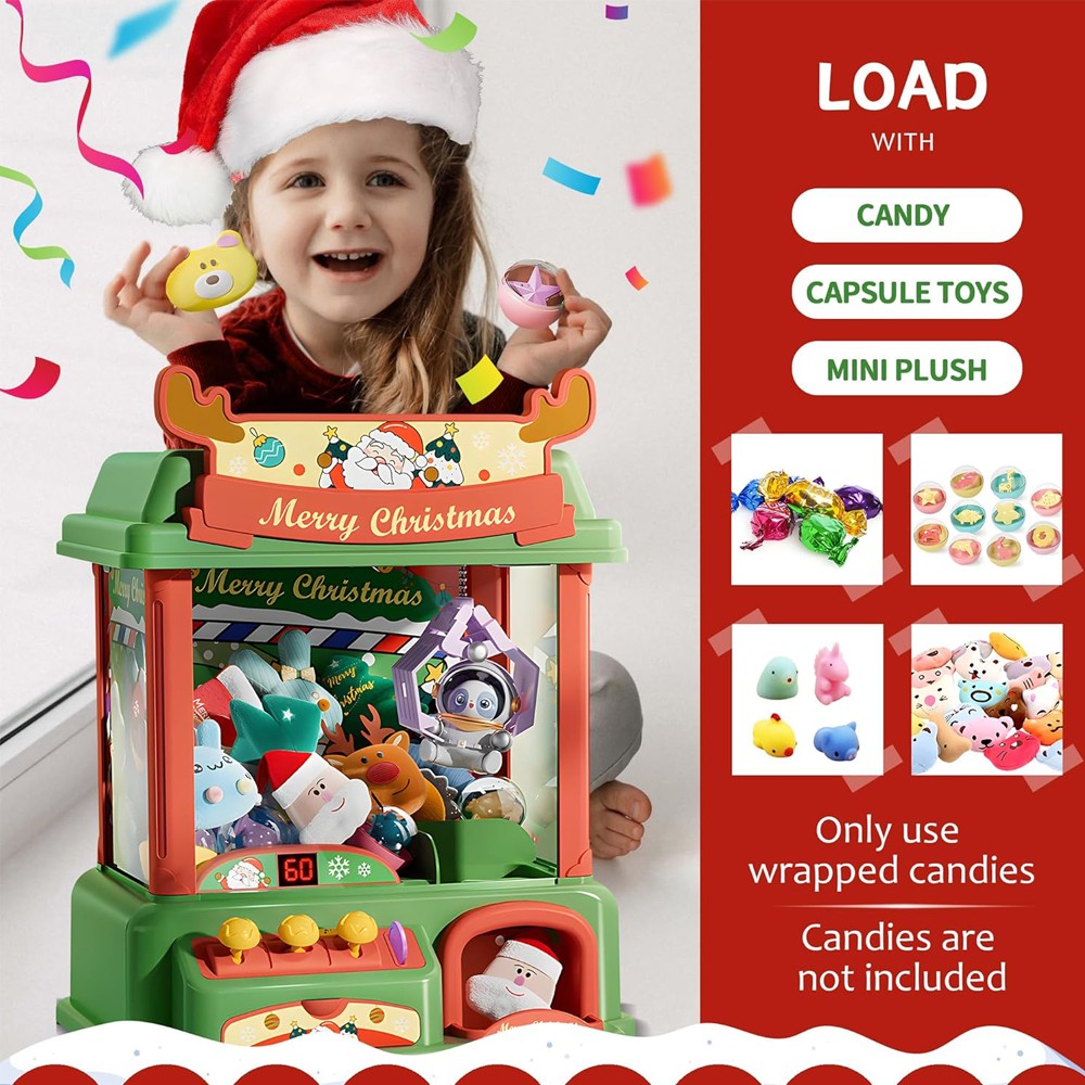 Christmas Claw Machine For Kid - Arcade Toy Vending Machine 리뷰 및 가격