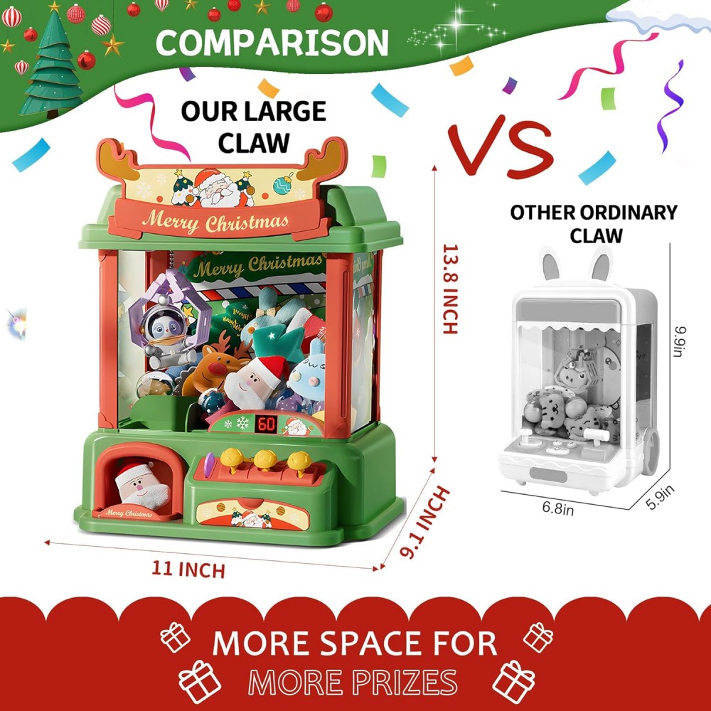 Christmas Claw Machine For Kid - Arcade Toy Vending Machine 리뷰 및 가격