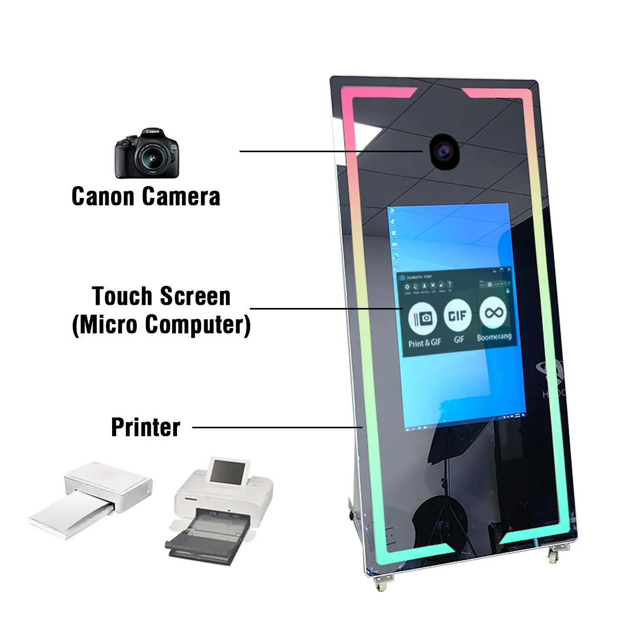 Mobile mirror photo booth, pho - Photo Booth Machine 리뷰 및 가격