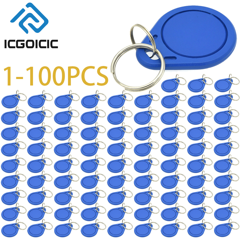 1-100pcs 13.56MHz RFID IC Key  - Arduino Vending Machine Project 리뷰 및 가격