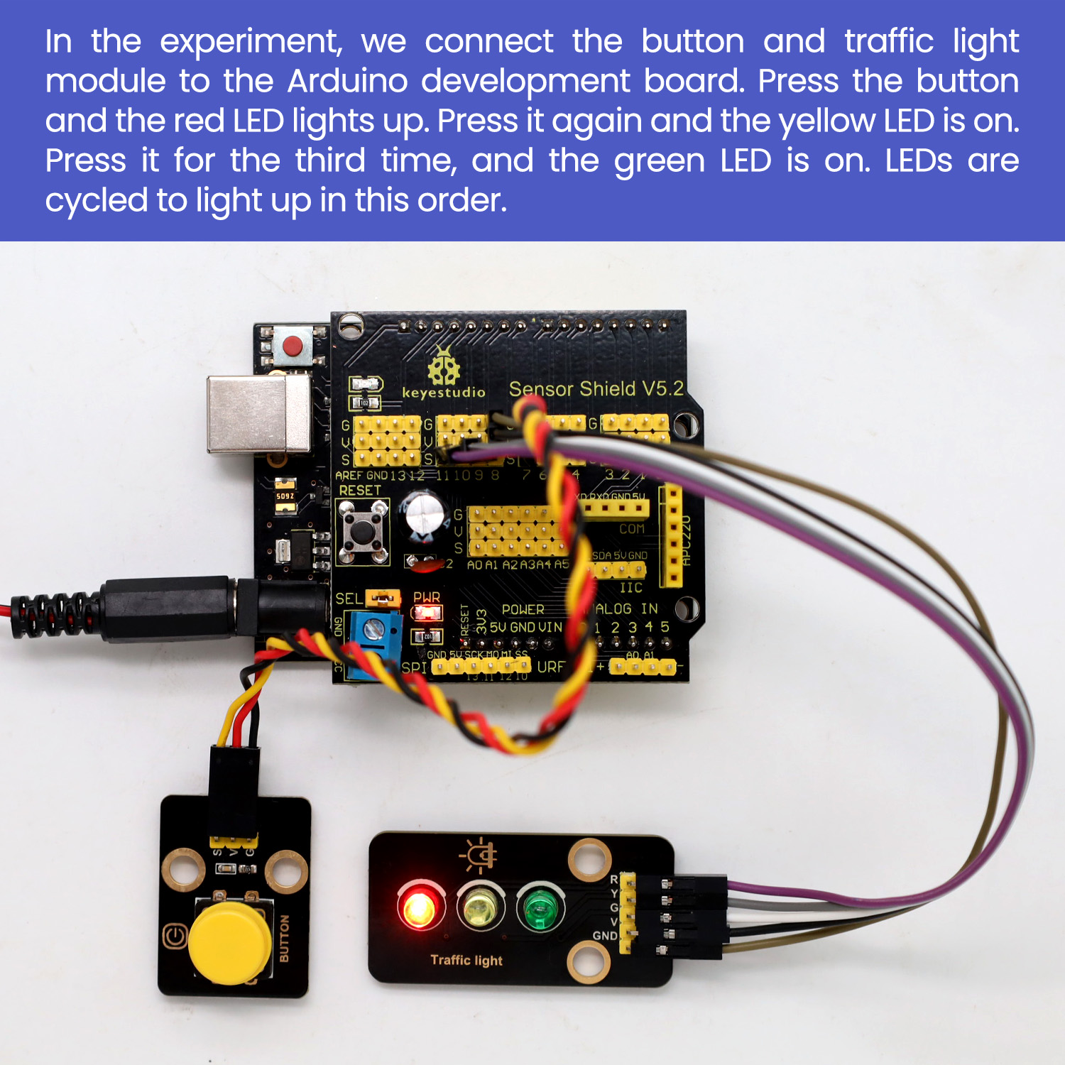 Keyestudio Traffic Light Modul - Arduino Vending Machine Project 리뷰 및 가격