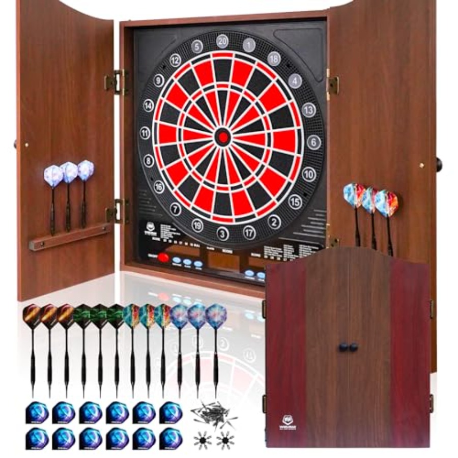 Electronic Dart Board LED Elec - Electronic Dartboard Cabinet 리뷰 및 가격