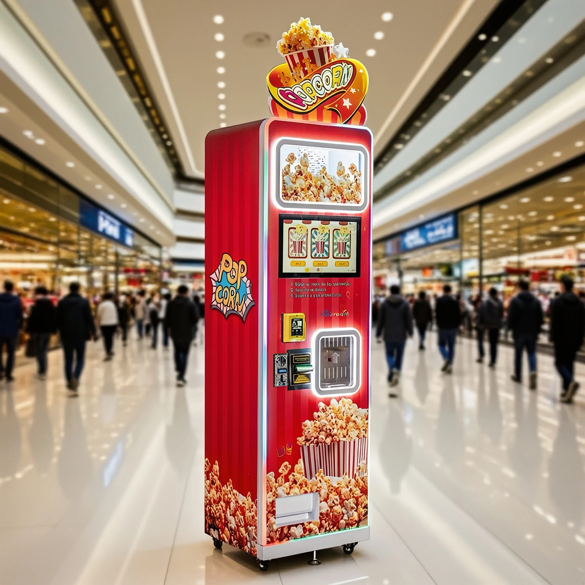 Best Seller 3 Flavoured Fully  - Popcorn Vending Machine 리뷰 및 가격