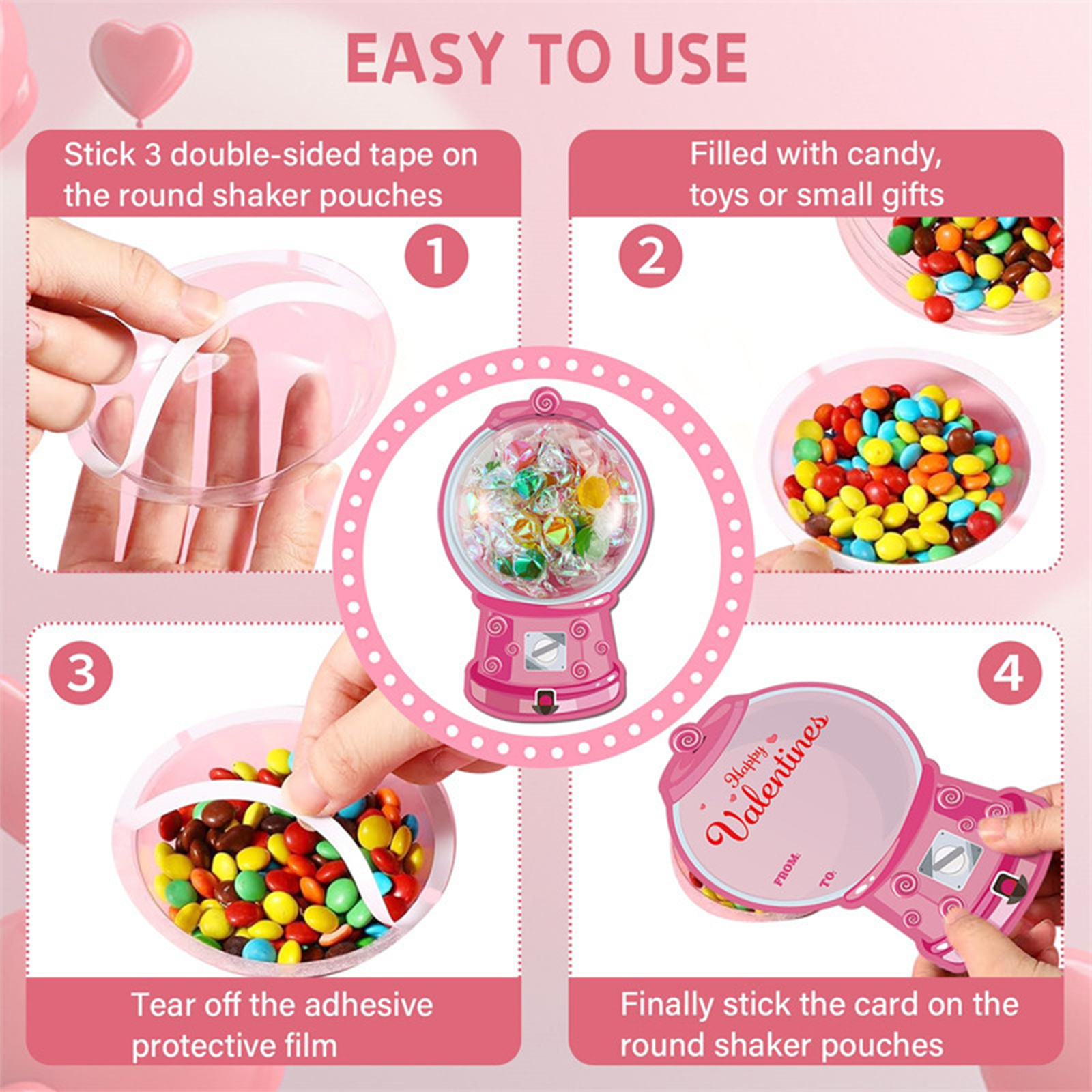 18/36 Pack Valentine Candy Hol - Bubble Gum Machine 리뷰 및 가격