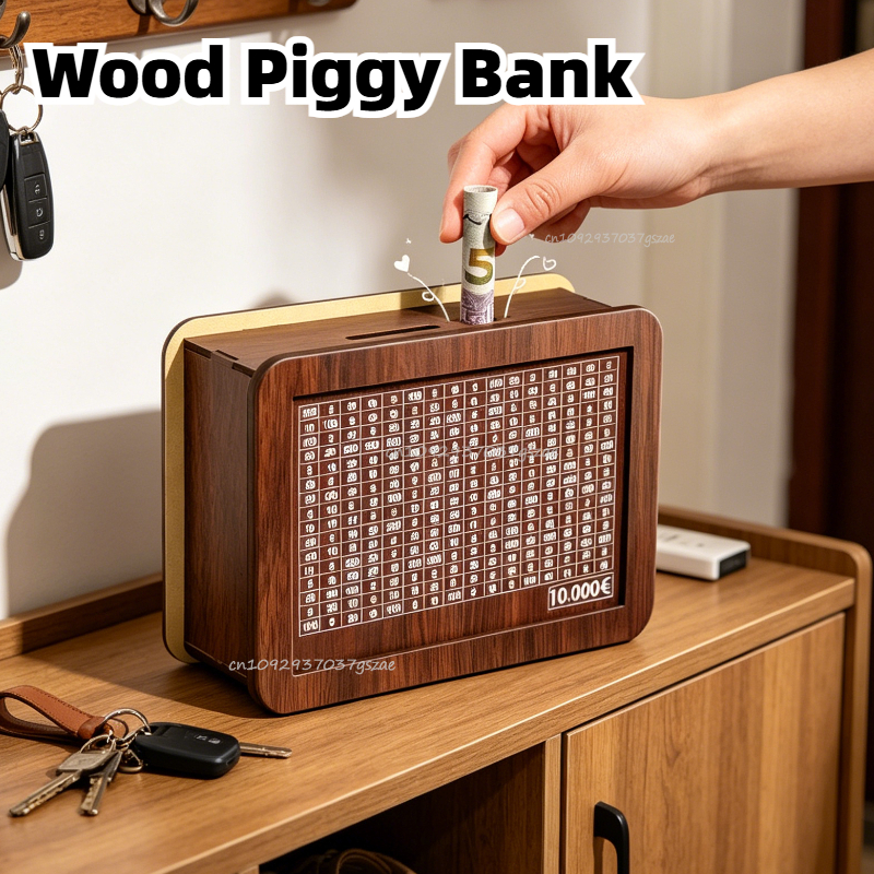 Wood Piggy Bank 1000 Euro Chil - Coin Operated Kiddie Ride 리뷰 및 가격