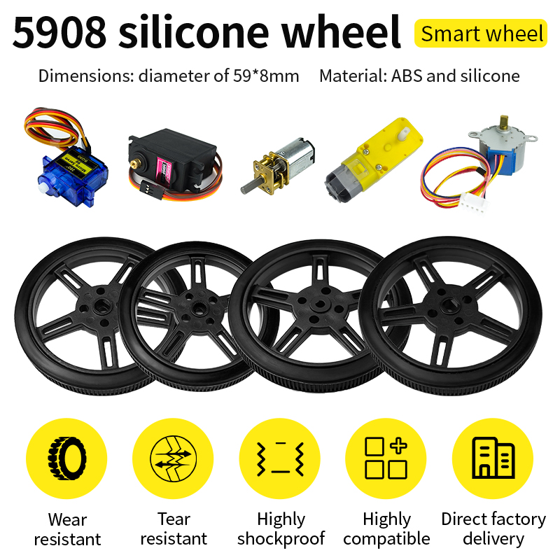 5908 Silicone Tire Wheel 360-d - Arduino Vending Machine Project 리뷰 및 가격