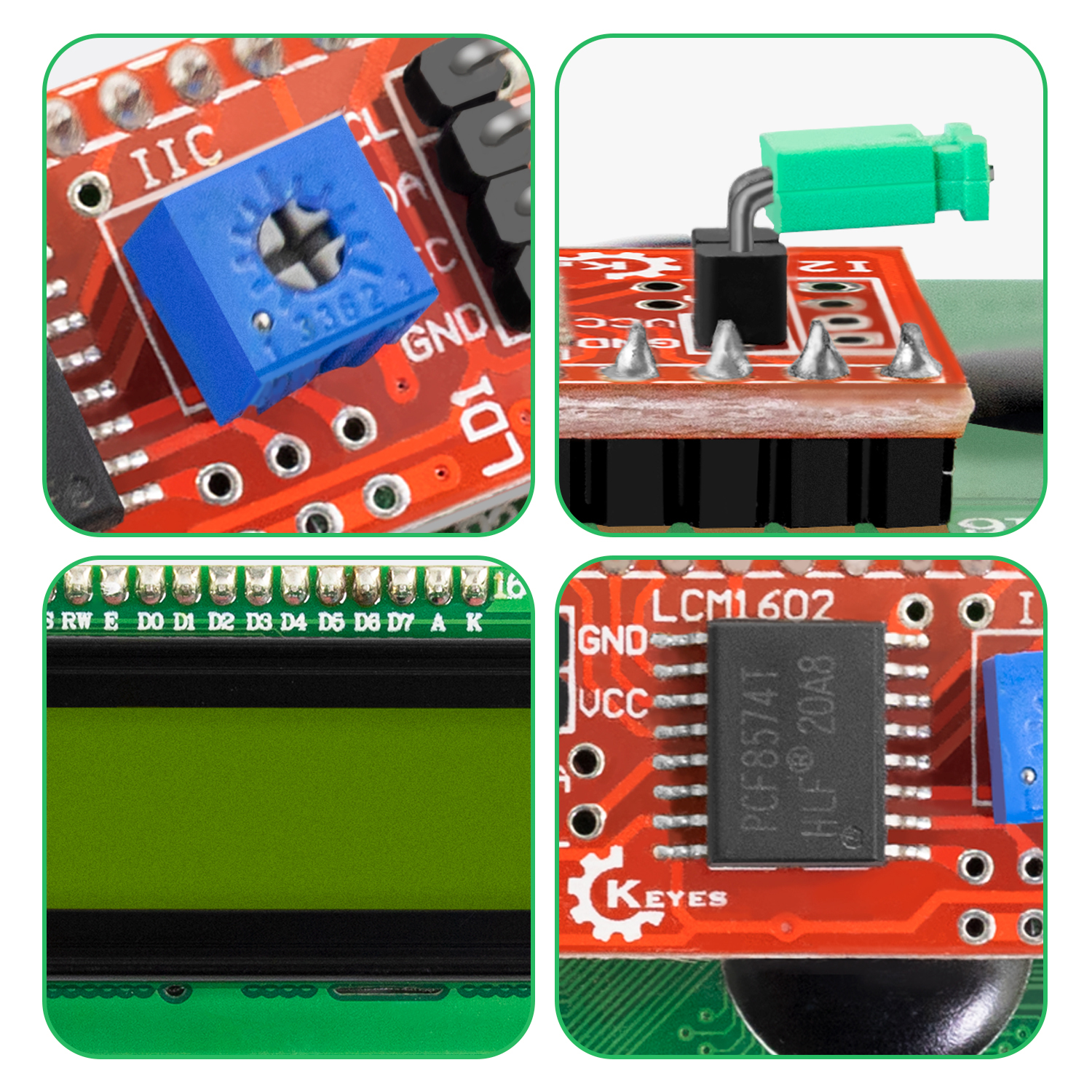 KEYES DC 3.3V LCD1602+I2C Modu - Arduino Vending Machine Project 리뷰 및 가격