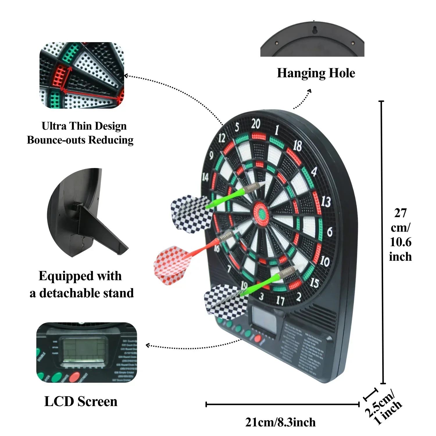 Portable Electronic Dartboard  - Electronic Dartboard Cabinet 리뷰 및 가격
